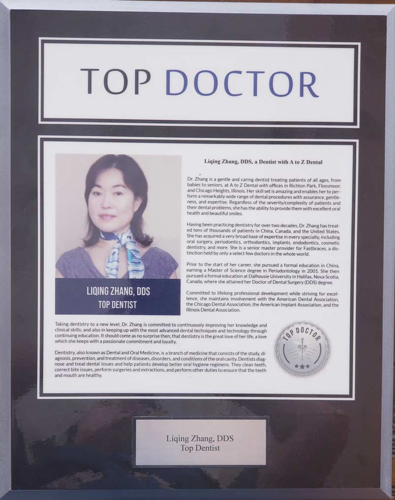 Dr. Liqing Zhang | General Dentist IL